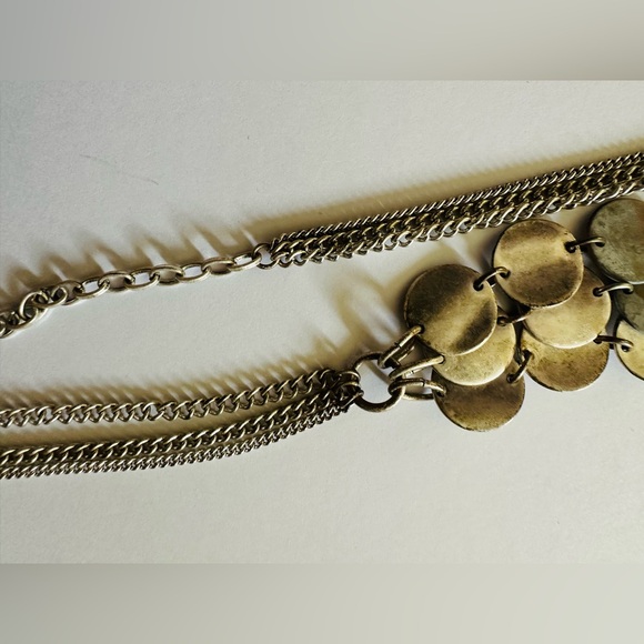 Vintage Kenneth Cole Gray Mother of Pearl Shell Necklace - Picture 11 of 13